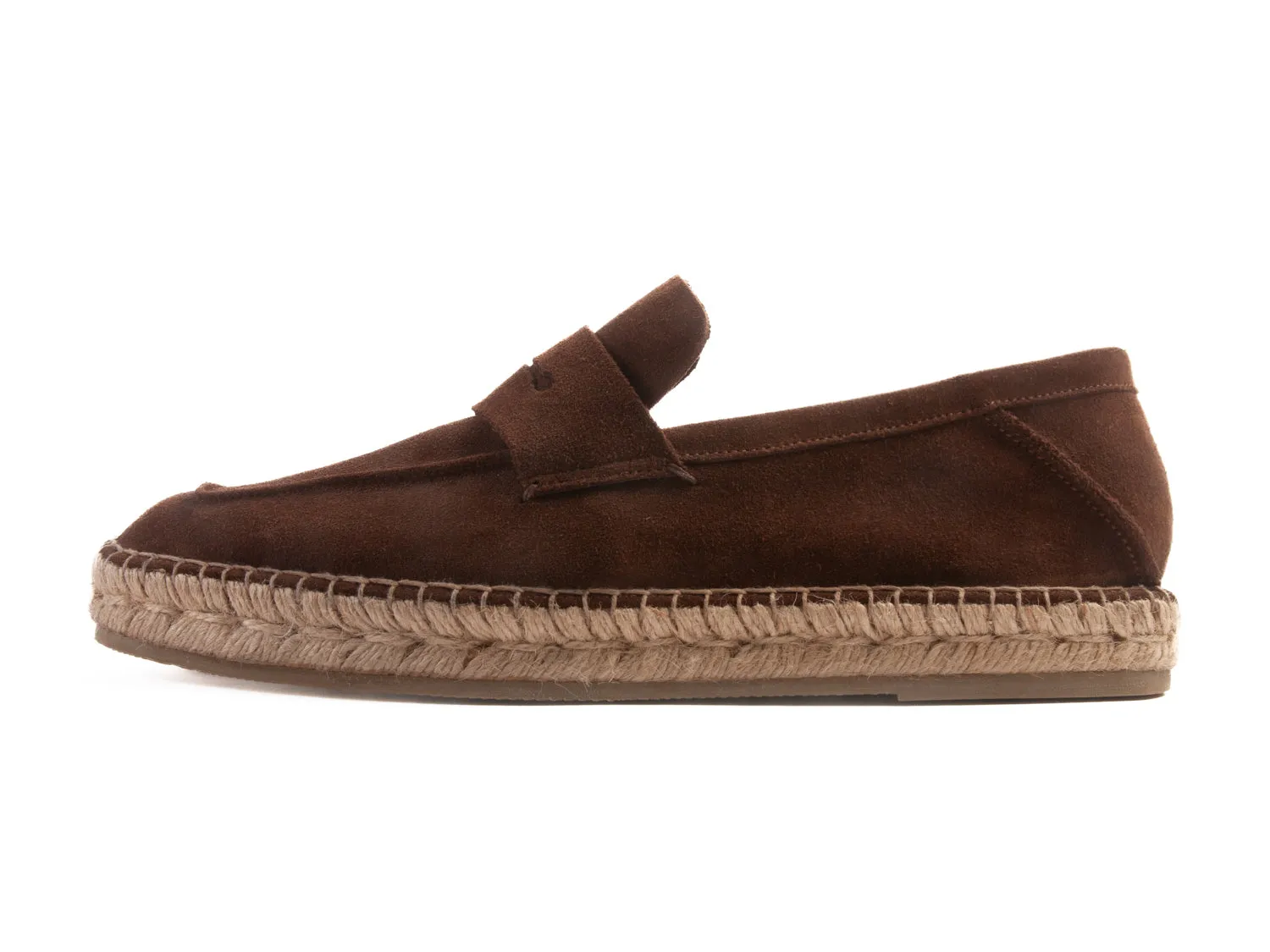 Ermenegildo Zegna Brown Suede Espadrilles