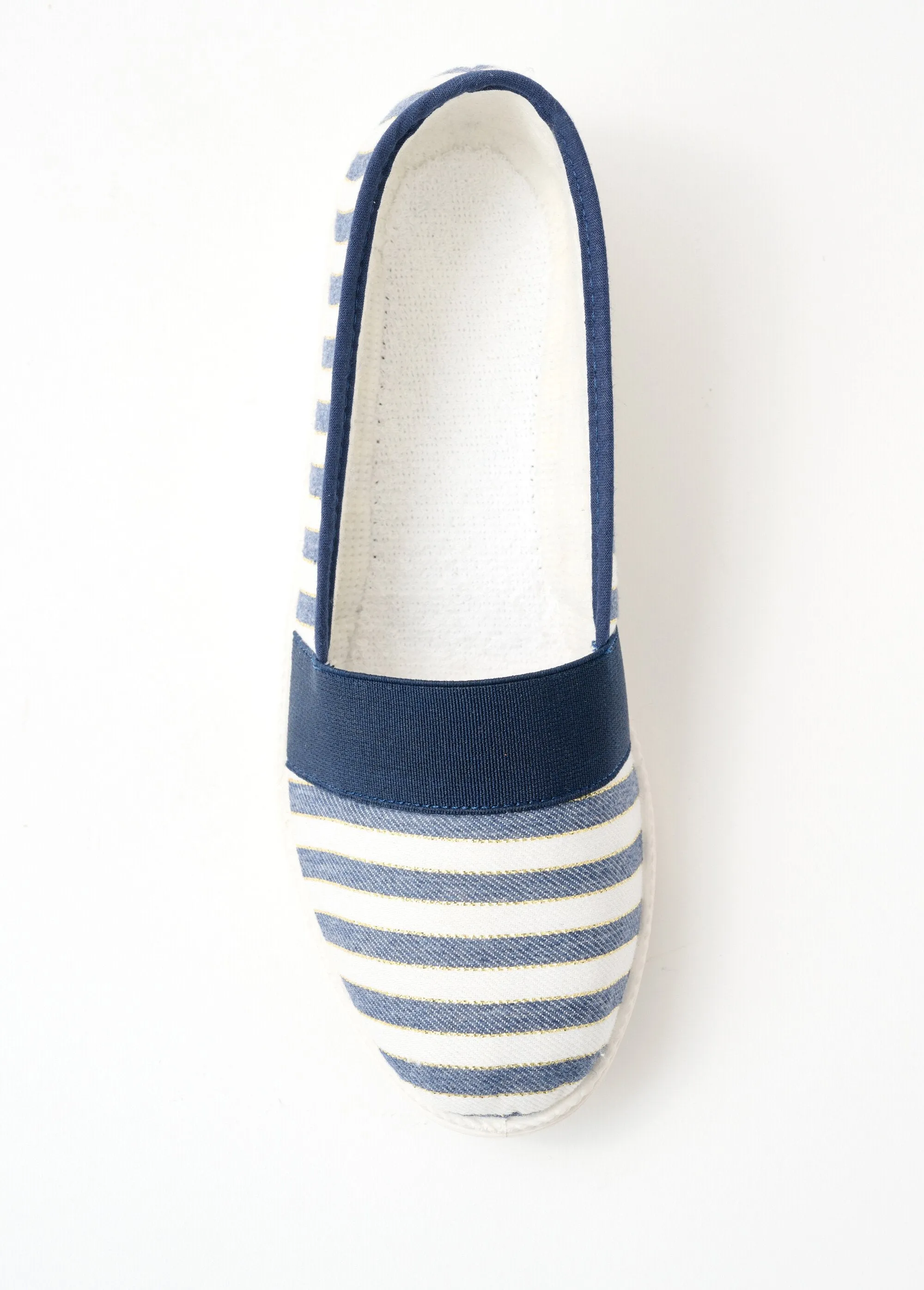 Espadrilles élastiquées largeur confort