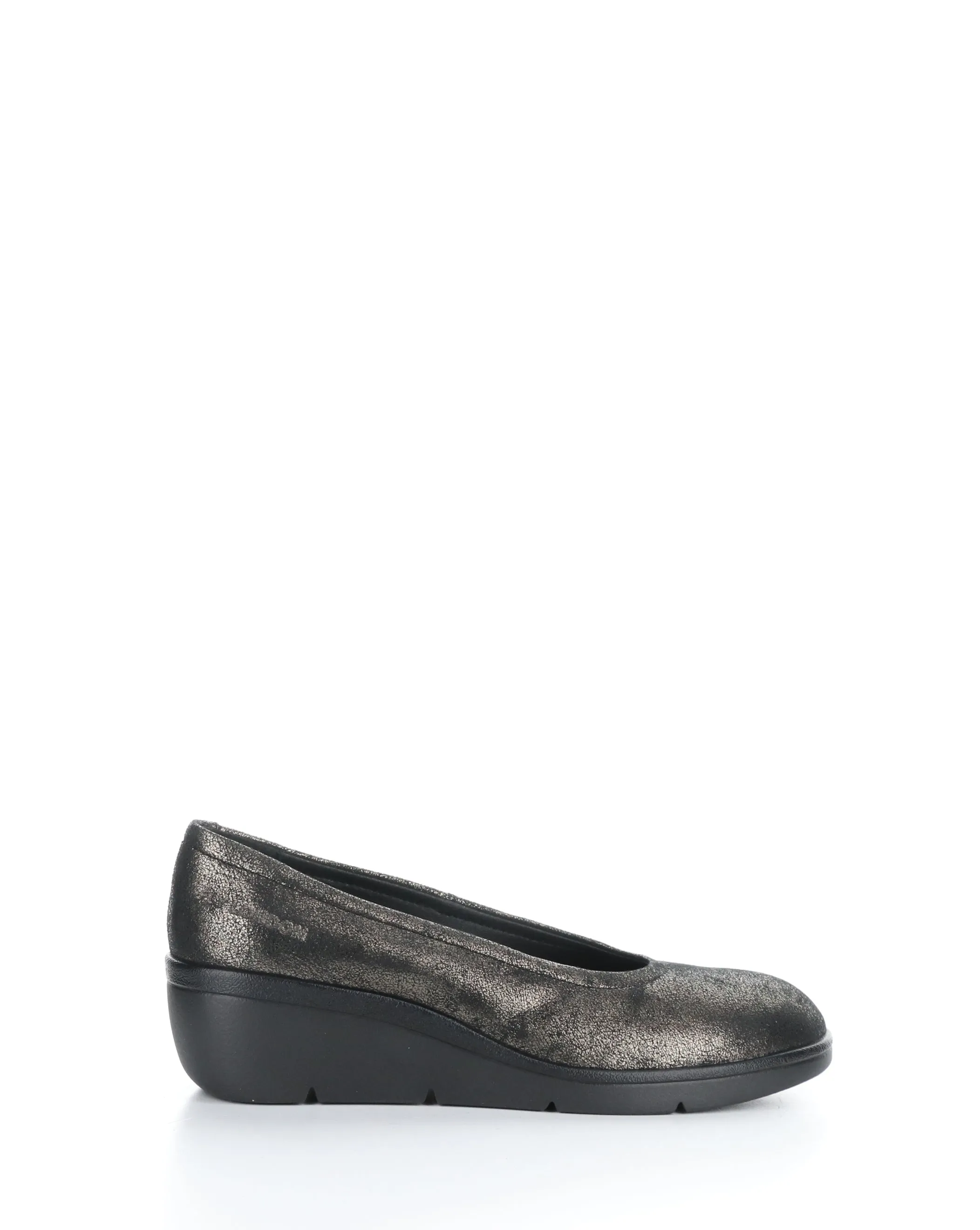 Fly London "Numa" Graphite - Slip-on Wedge