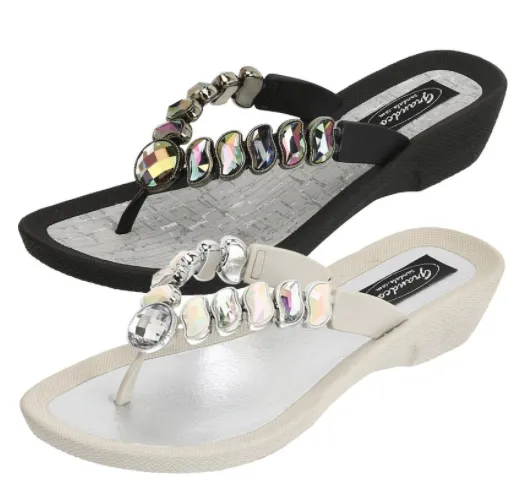 GRANDCO SANDALS 27712 - WAVE - BLACK
