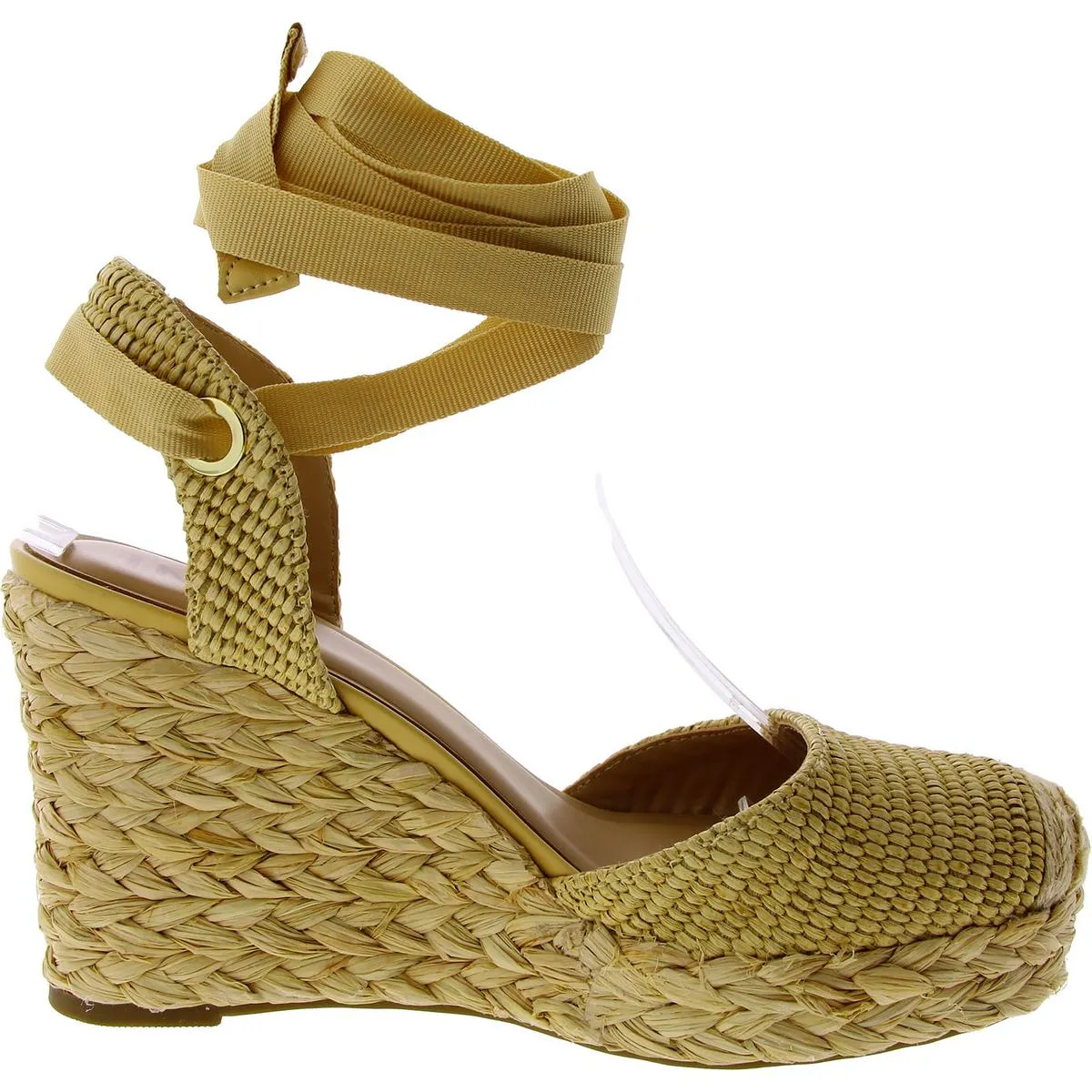 INC Womens Woven Strappy Wedge Sandals