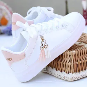 Joskaa Mesh white shoes ladies fashion breathable shoes students Korean casual shoes sports shoes flat shoes womens shoes