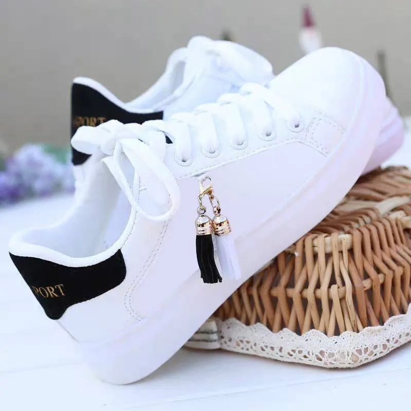Joskaa Mesh white shoes ladies fashion breathable shoes students Korean casual shoes sports shoes flat shoes womens shoes