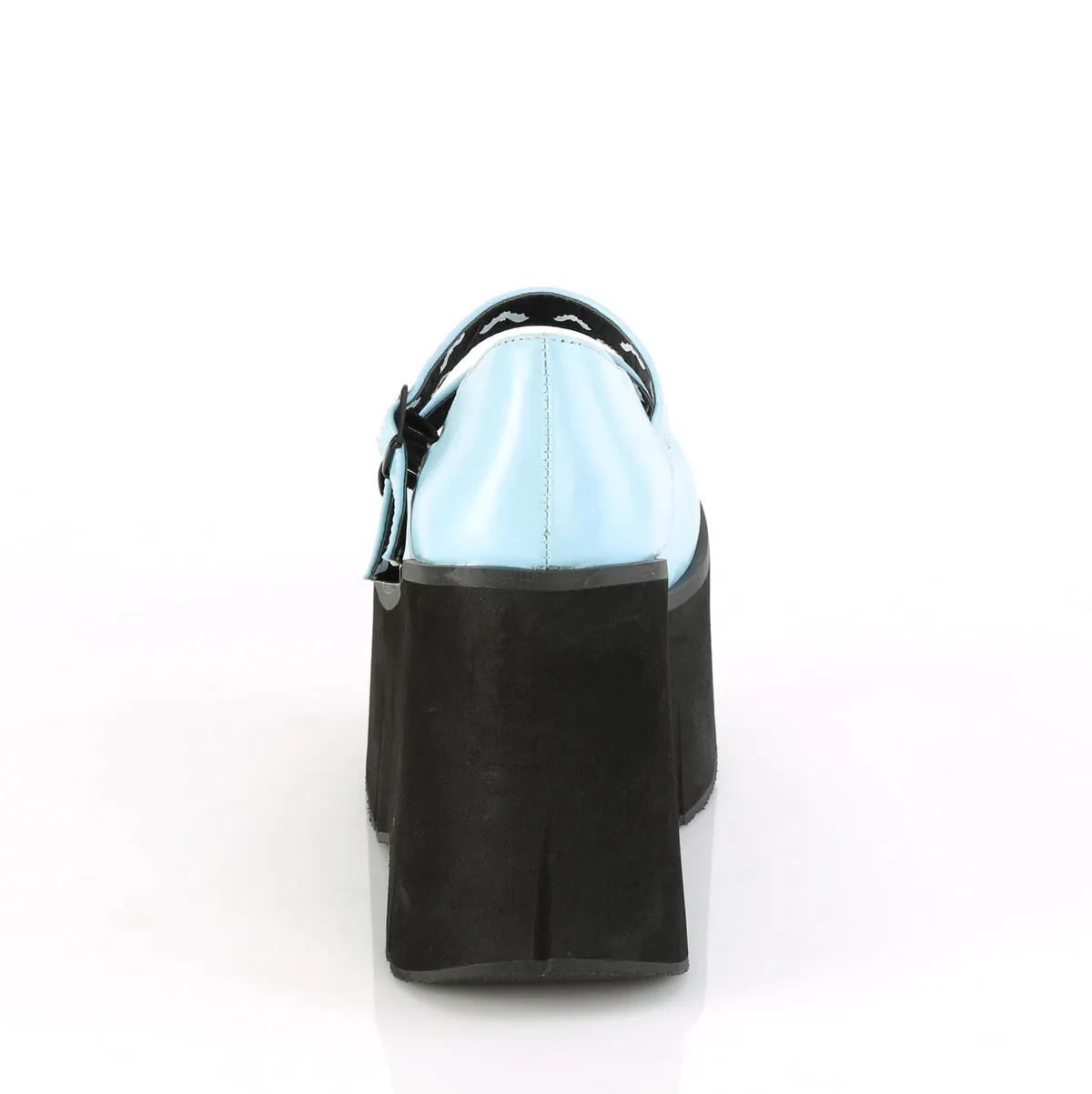 KERA-08 DemoniaCult Baby Blue Vegan Leather Sexy Women's Heels & Platform Shoes (Alternative Footwear)
