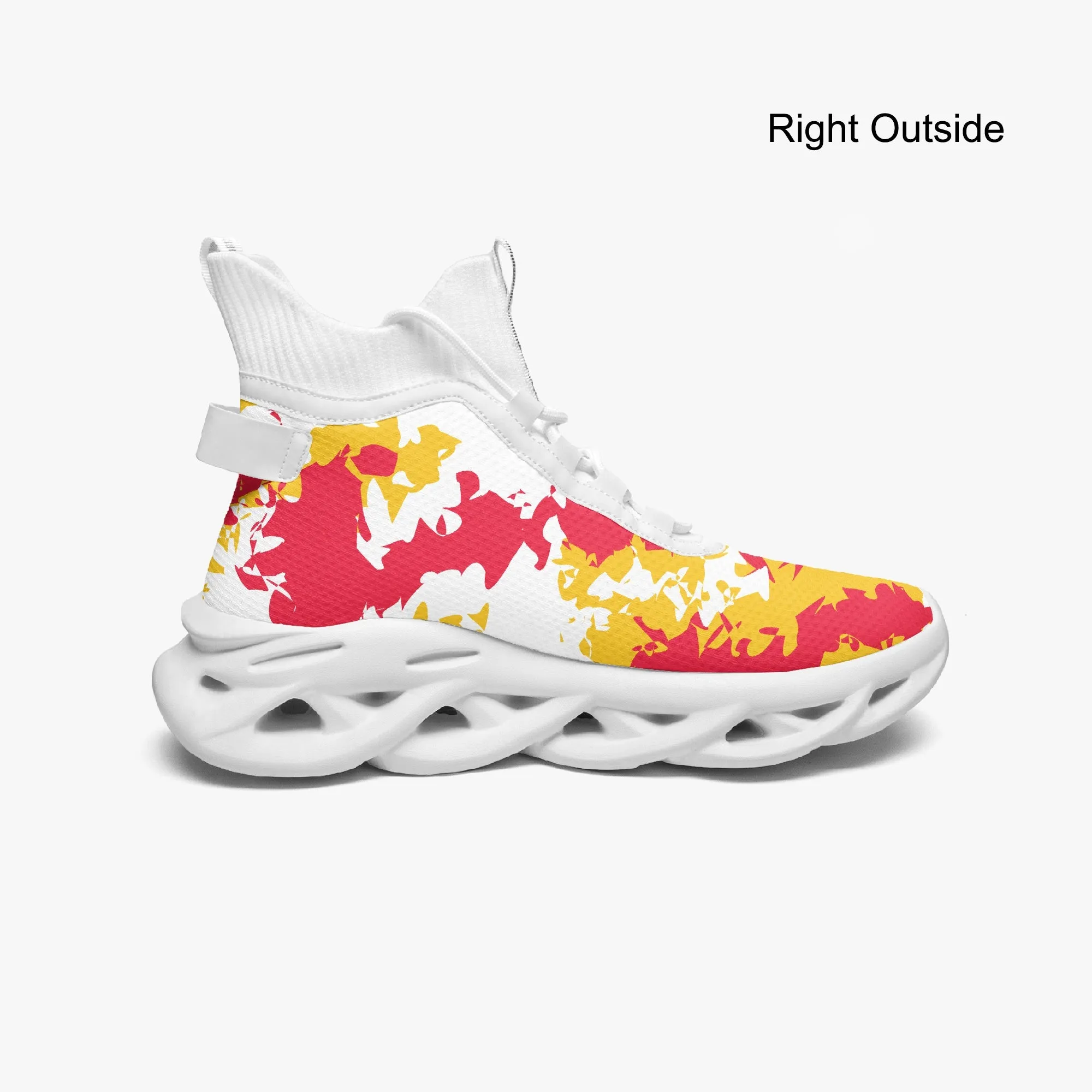 Kicxs Chiefs High-top Bounce Mesh Knit Sneakers