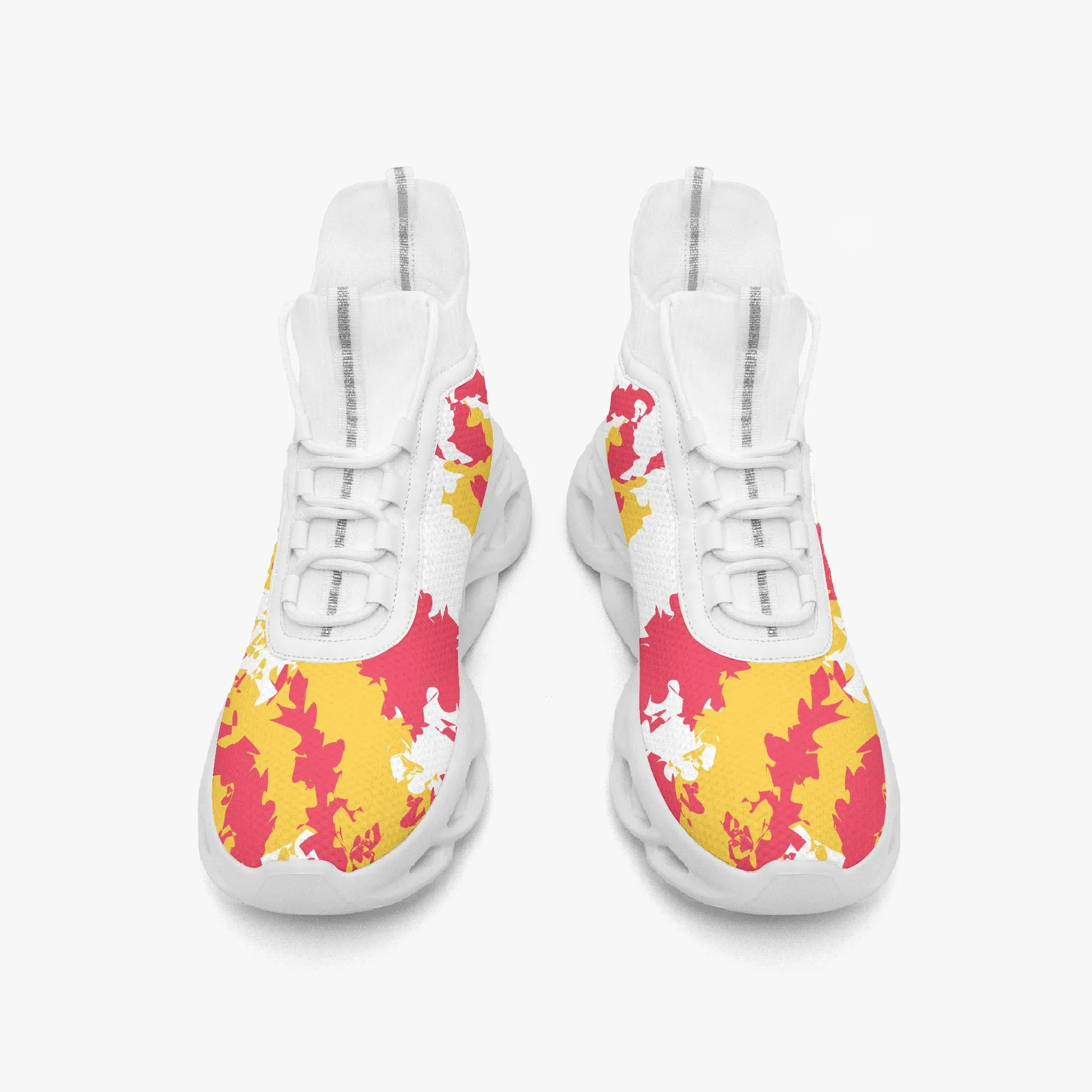 Kicxs Chiefs High-top Bounce Mesh Knit Sneakers