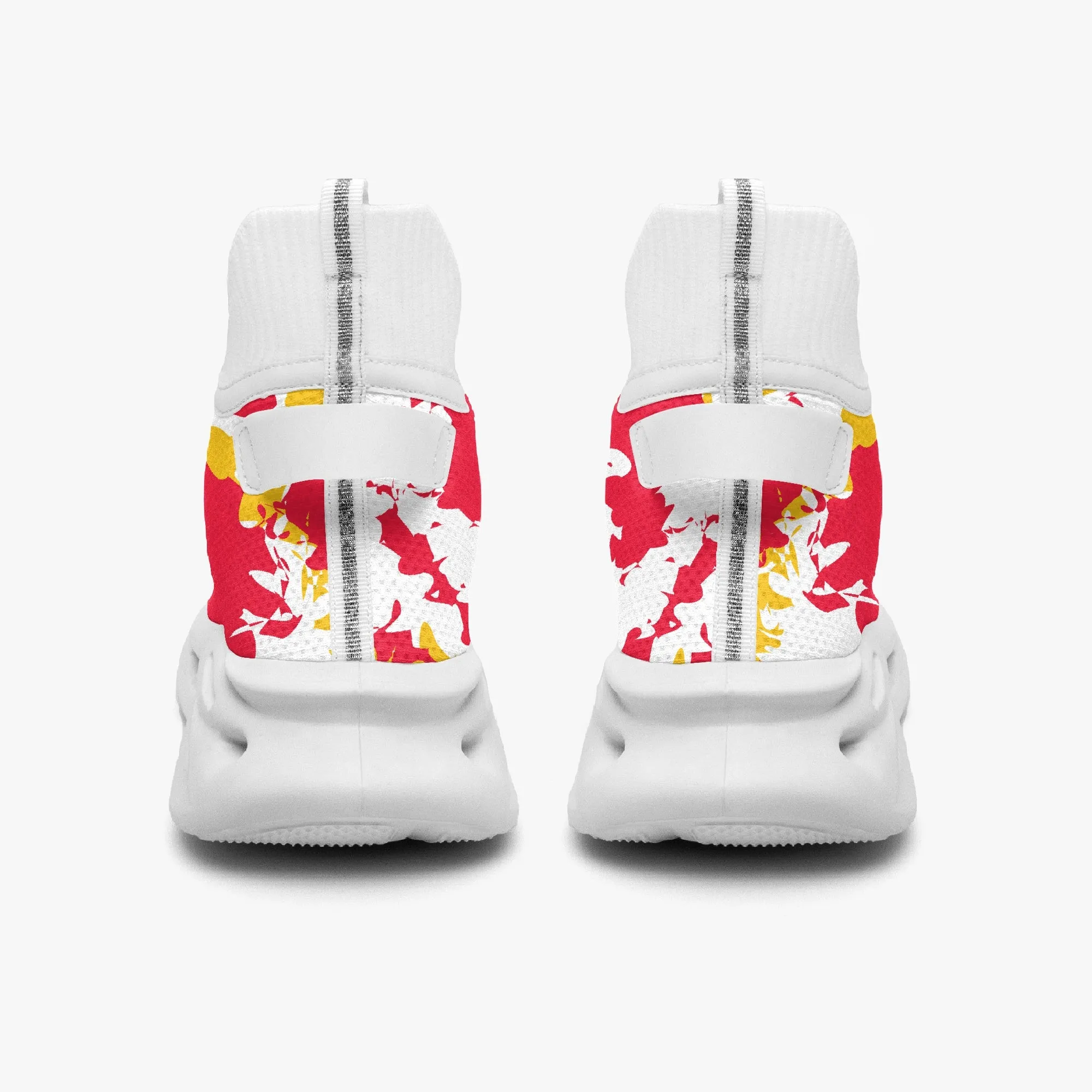 Kicxs Chiefs High-top Bounce Mesh Knit Sneakers