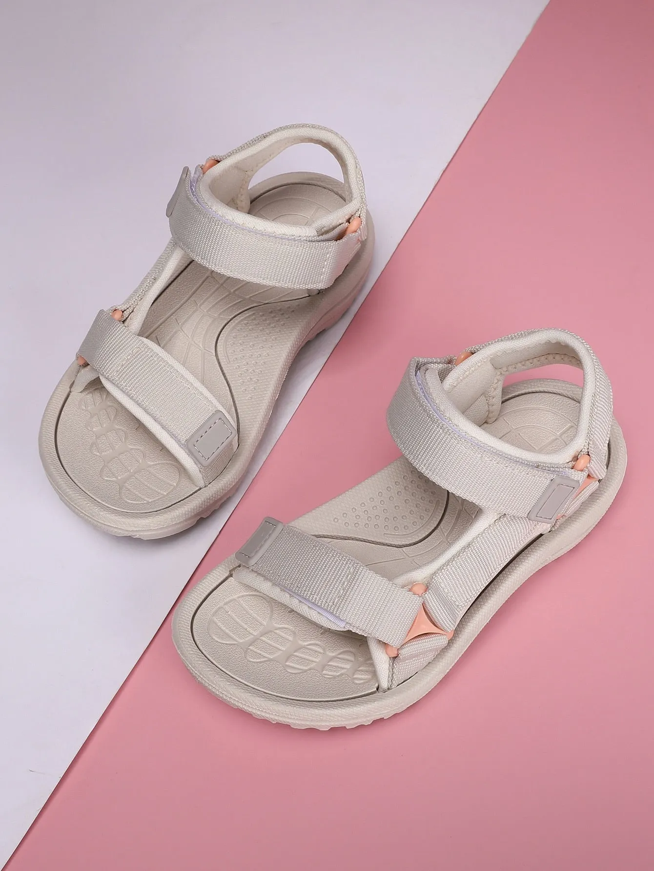 Kids Minimalist Hook-and-loop Fastener Sport Sandals