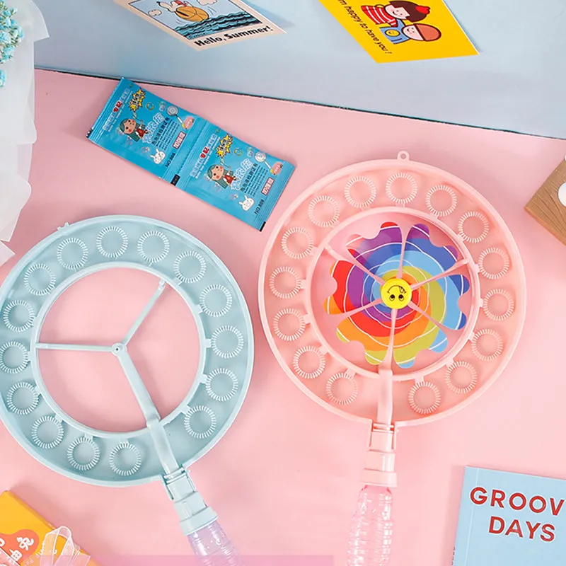 Kids Windmill Bubble Machine Toy