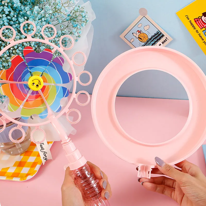 Kids Windmill Bubble Machine Toy