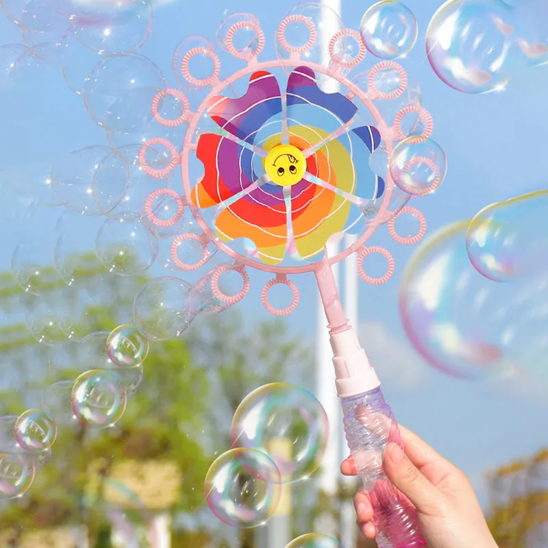 Kids Windmill Bubble Machine Toy