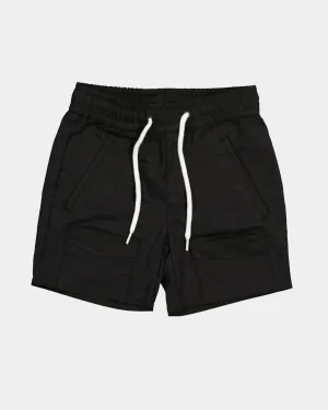 Lil Homme Kid's Artisan Cargo Shorts Black