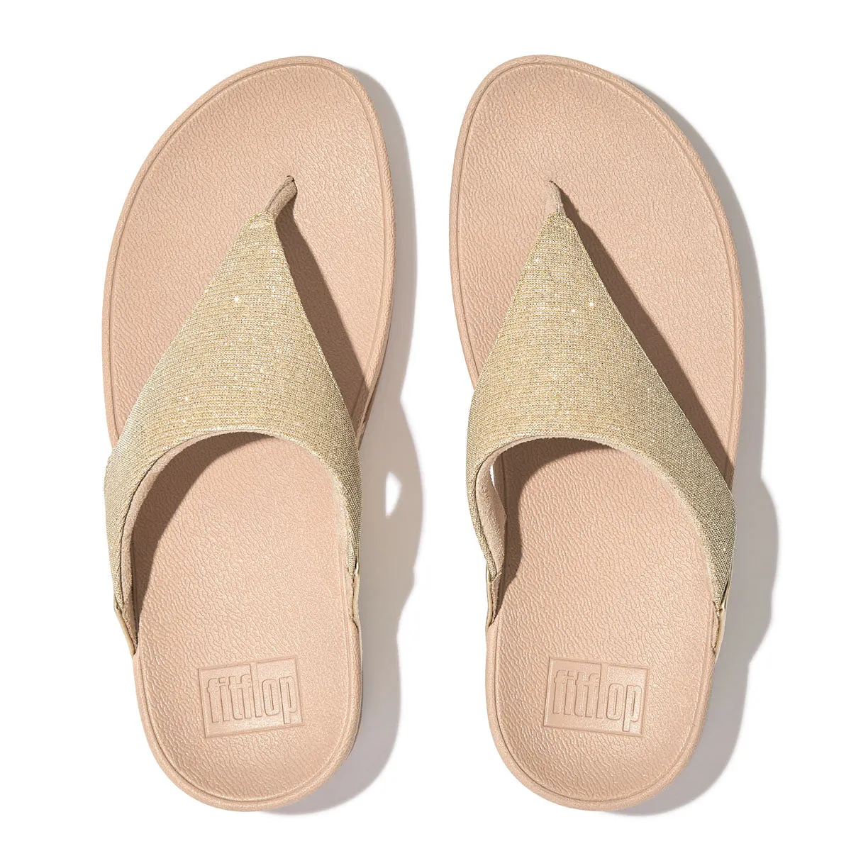 LULU Shimmerlux Toe-Post Sandals