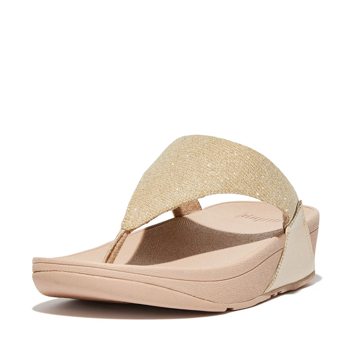 LULU Shimmerlux Toe-Post Sandals