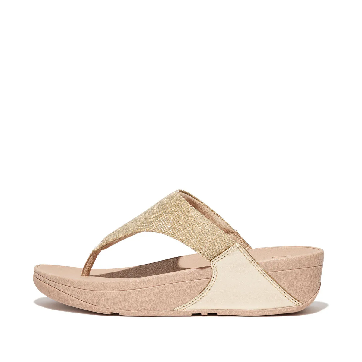 LULU Shimmerlux Toe-Post Sandals
