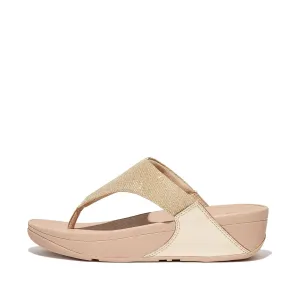LULU Shimmerlux Toe-Post Sandals