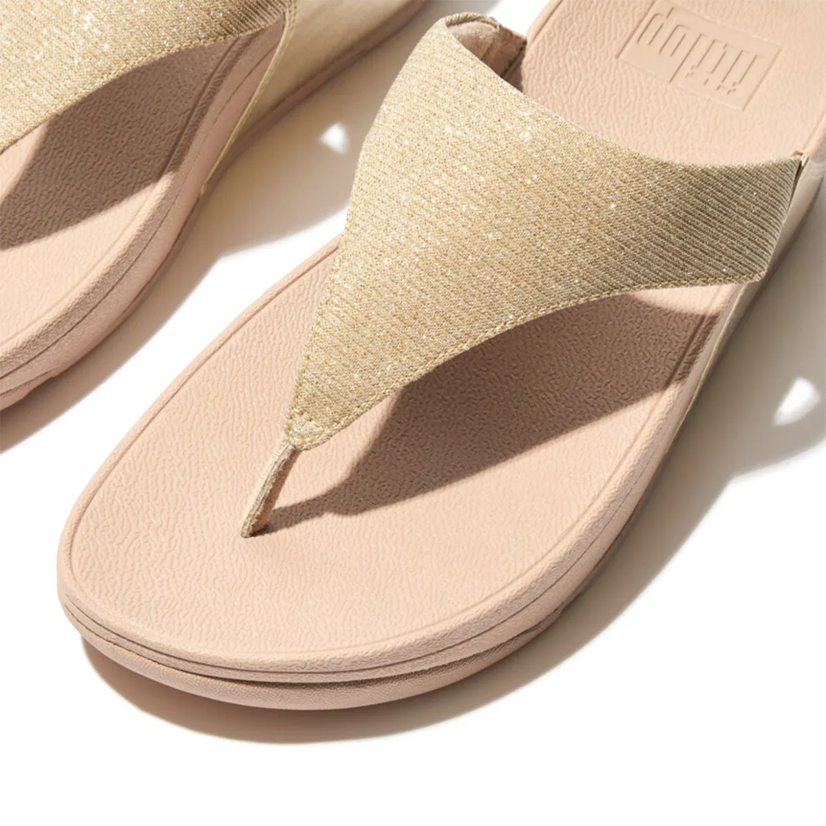LULU Shimmerlux Toe-Post Sandals