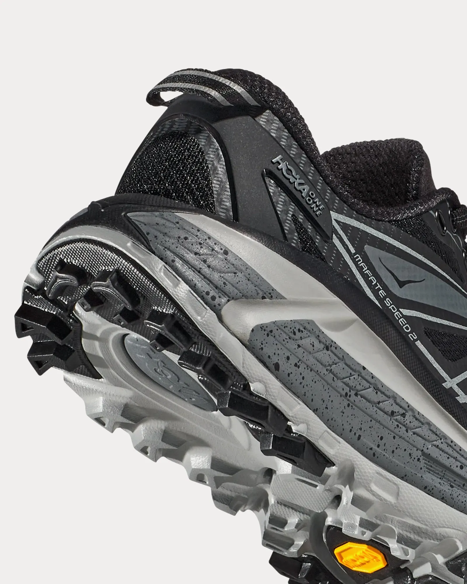 Mafate Speed 2 Black / Castlerock Running Shoes