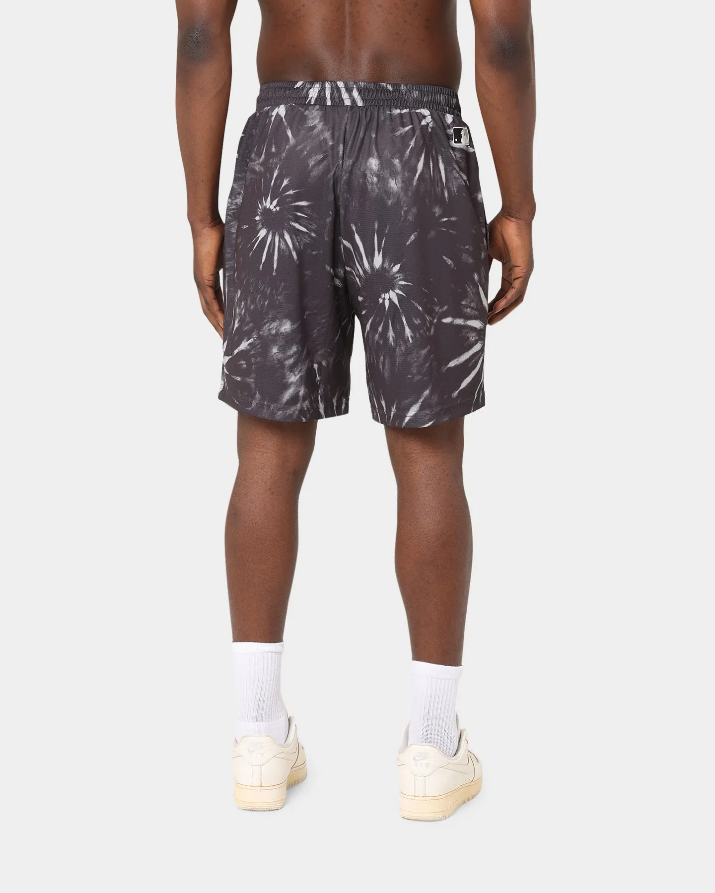 Majestic Athletic Chicago White Sox Tie Dye Big Face Shorts Black Dye
