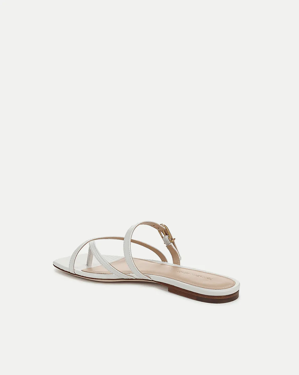 Marthe Embossed Leather Sandal