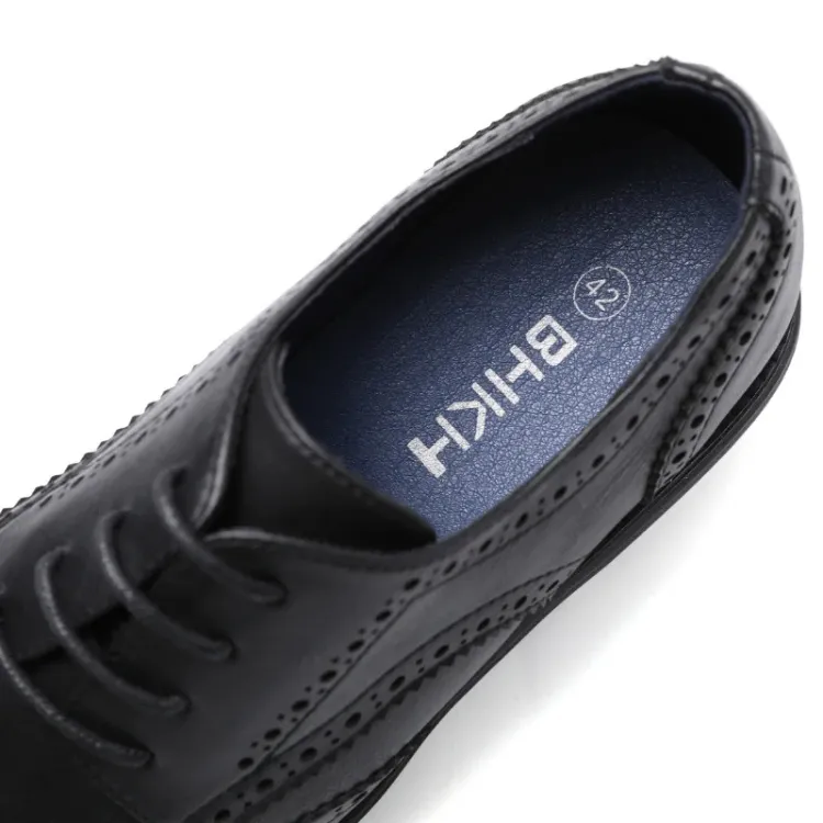 Men's Casual Oxford Vegan Leather Shoes with Wingtip | Eco-Friendly Materials