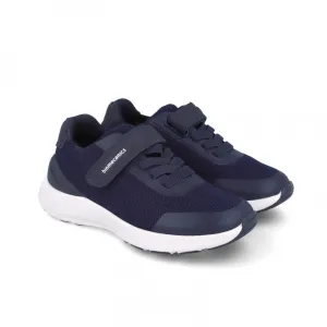 Navy and white mesh velcro sneaker