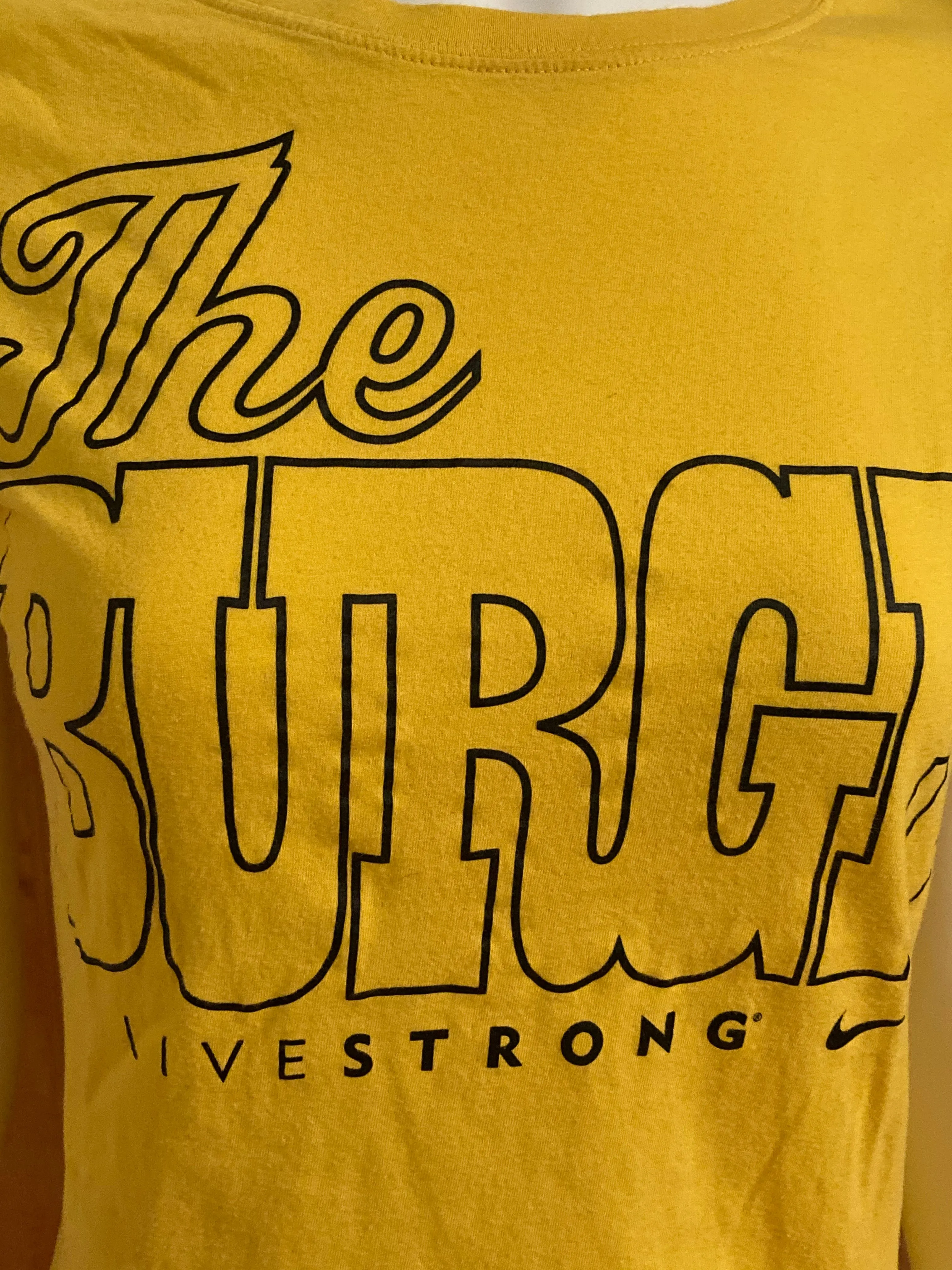 NIKE "THE BURGH LIVE STRONG" Graphic Print Adult M Medium MD T-Shirt Tee Shirt