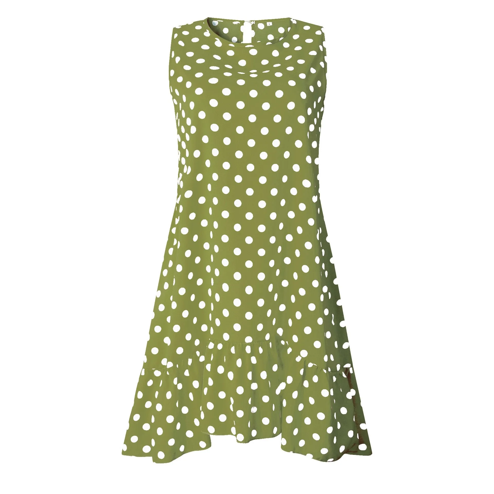 Polka Dot Sleeveless Dress