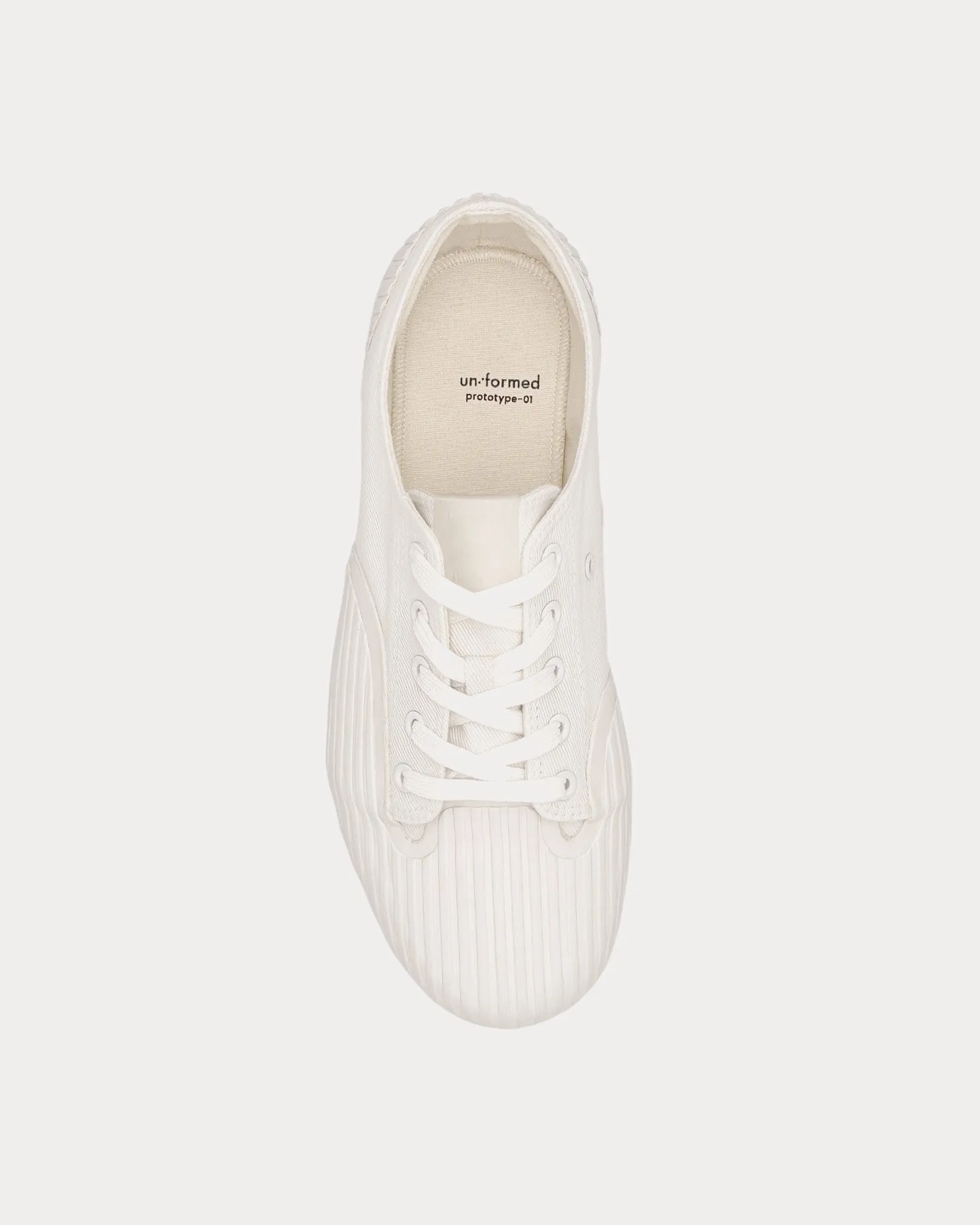 Prototype 01 Canvas Off White Low Top Sneakers