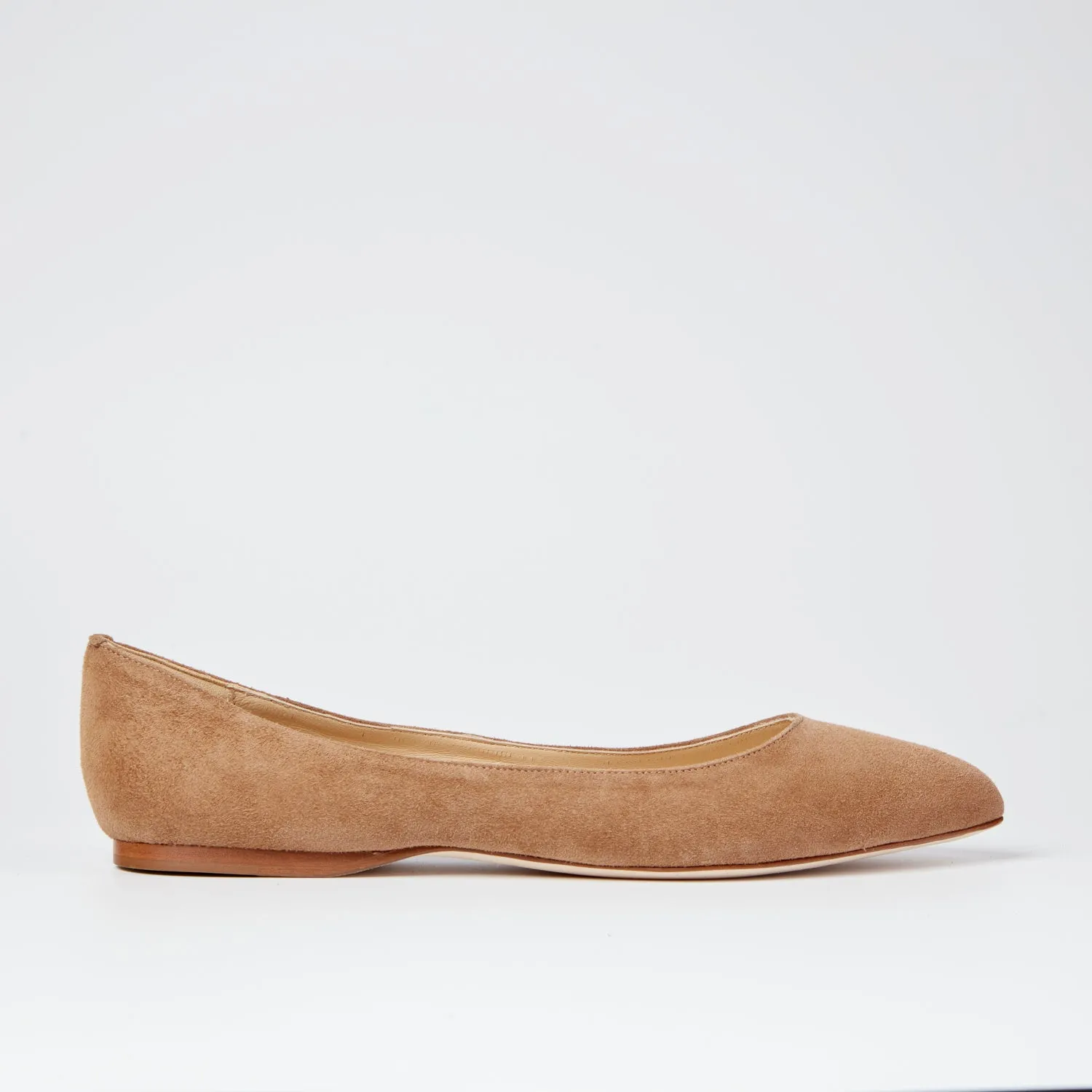 Raffa ballerina tan flat