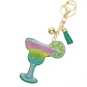 Rainbow Margarita Purse Charm  Sip, Sparkle, Repeat!
