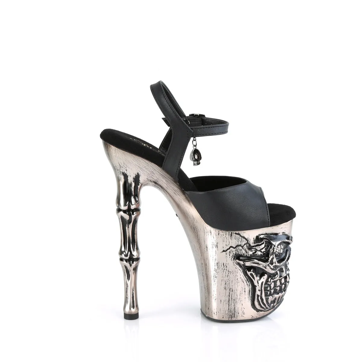 RAPTURE-809-LT Pleaser Black Faux Leather Sexy Platform Shoes (Pole Dancing Heels)