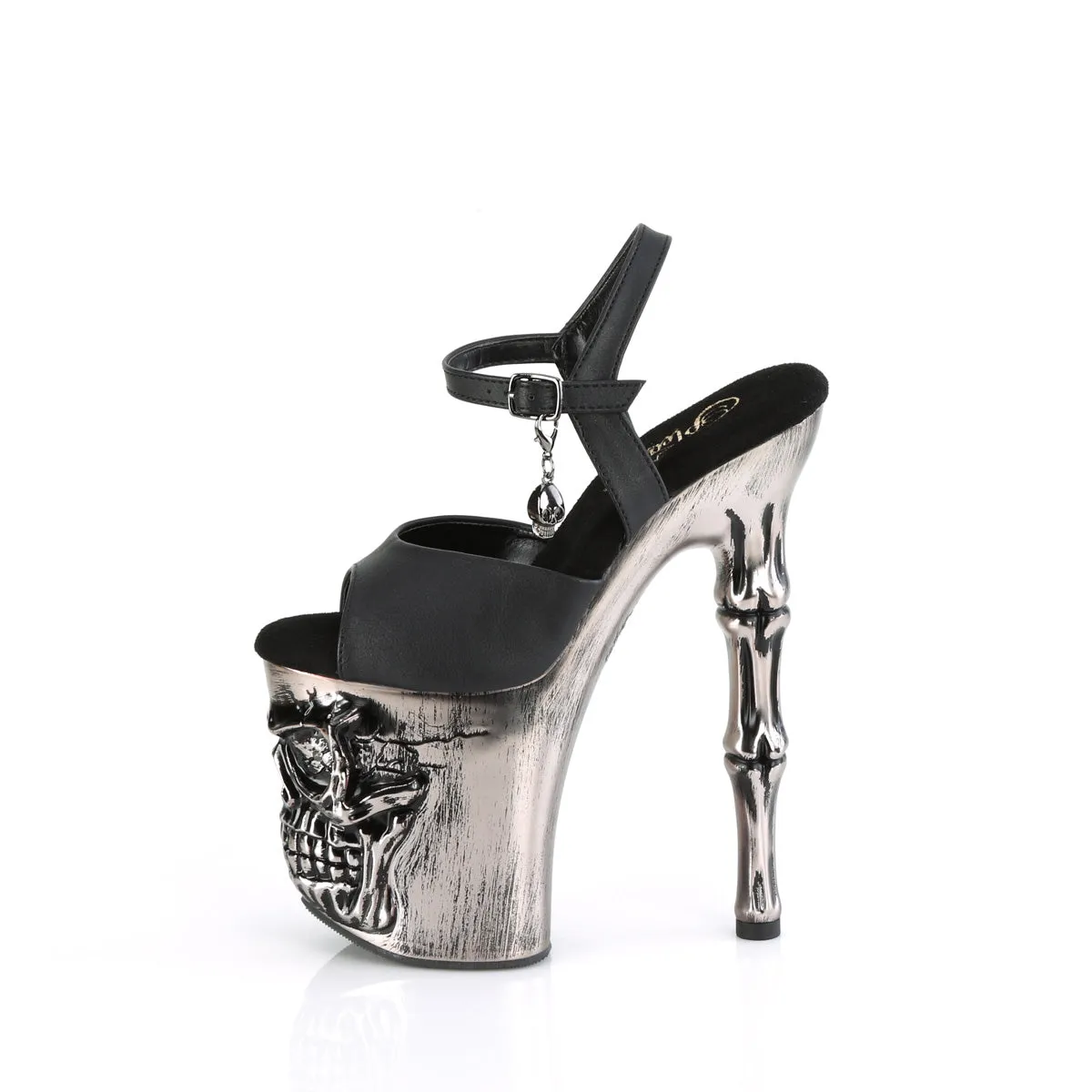 RAPTURE-809-LT Pleaser Black Faux Leather Sexy Platform Shoes (Pole Dancing Heels)