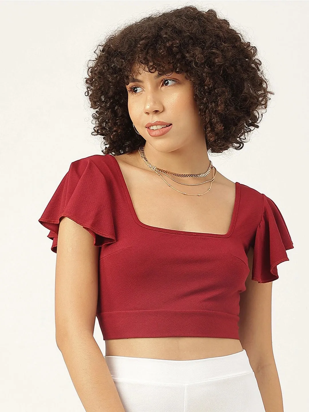 Red Chili Tie-Back Halter Top