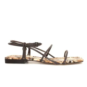 Rito Brown | Strappy leather sandal