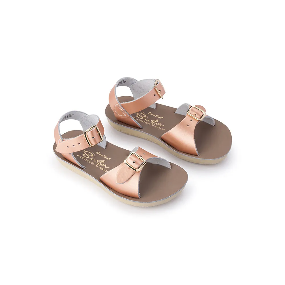 Salt Water Sandals Surfer Rose Gold