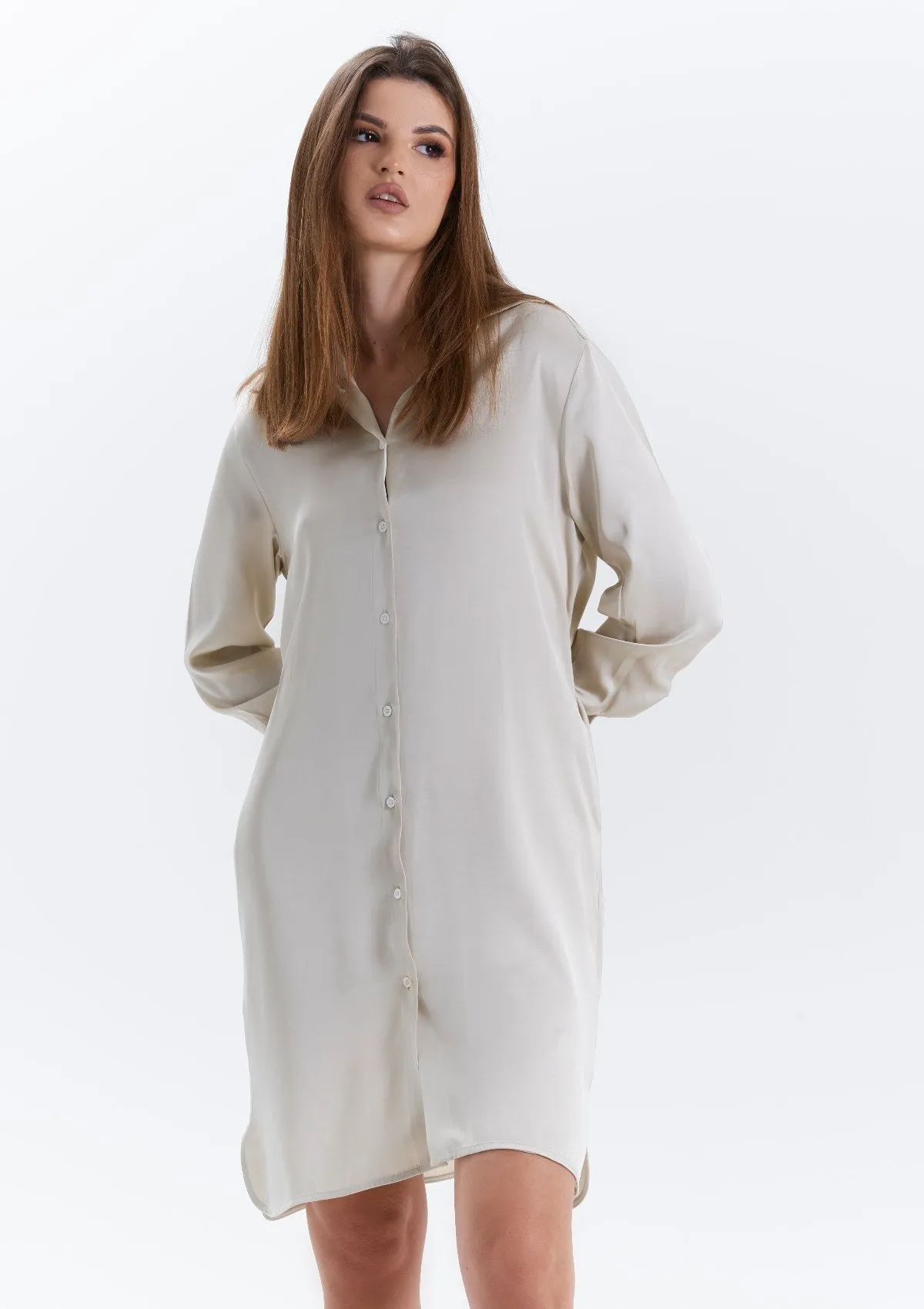SAND SHIRTDRESS