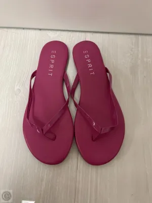 Sandals Flip Flops By Clothes Mentor In Pink, Size: 6