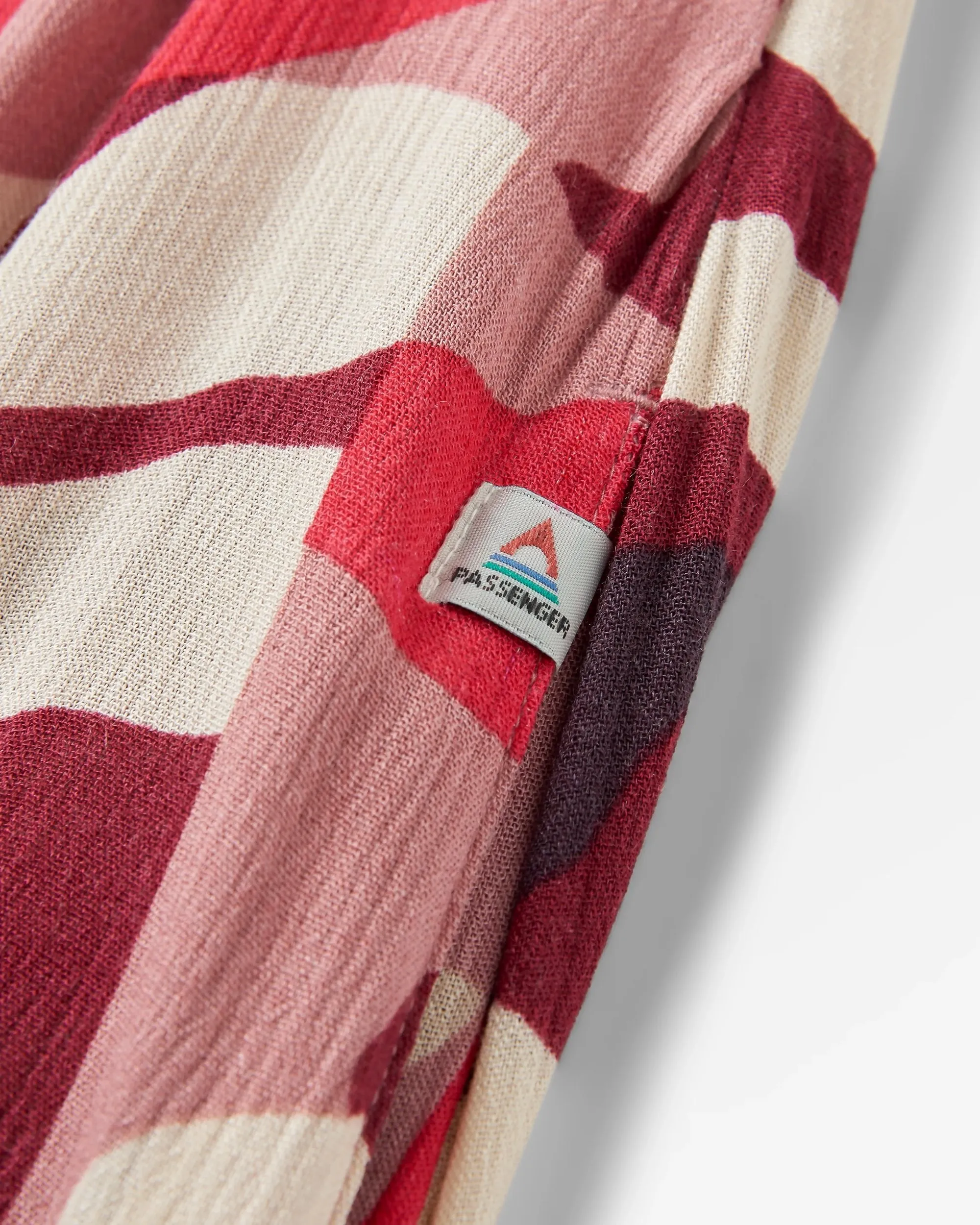 Soleis Woven Maxi Dress - Mountain Foliage Cranberry