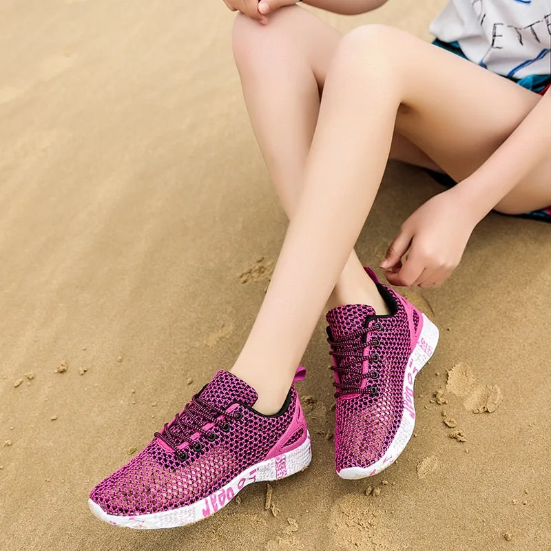 Summer Outdoor Aqua Beach Shoes  Mesh Sneakers Water Shoes