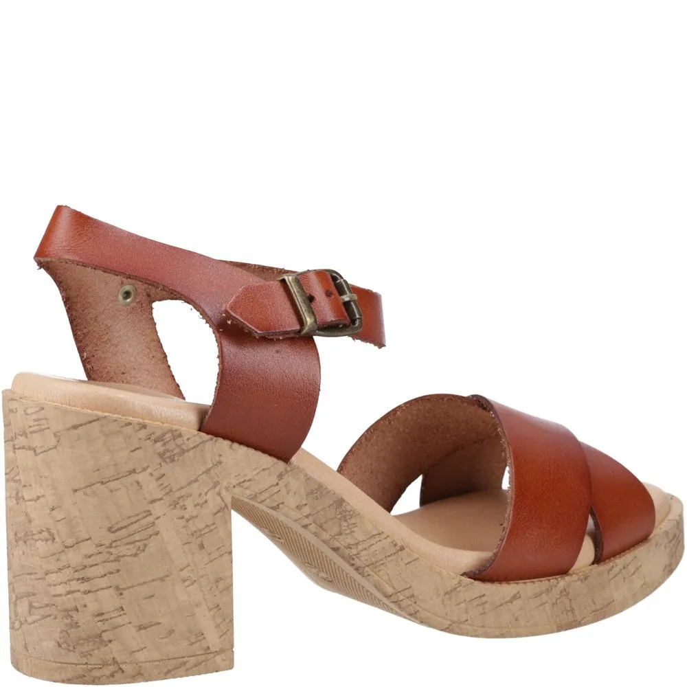 Tan Georgia Cork Sandals