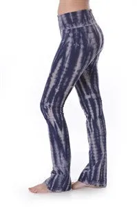 Tie Dyed Boot-Cut Yoga Pants