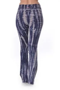 Tie Dyed Boot-Cut Yoga Pants