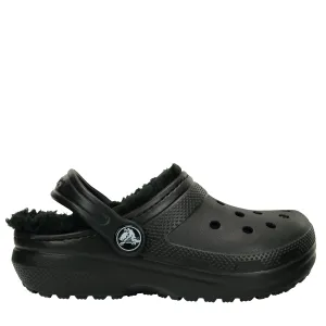 Toddler Crocs Black/Black Classic Lined Clog