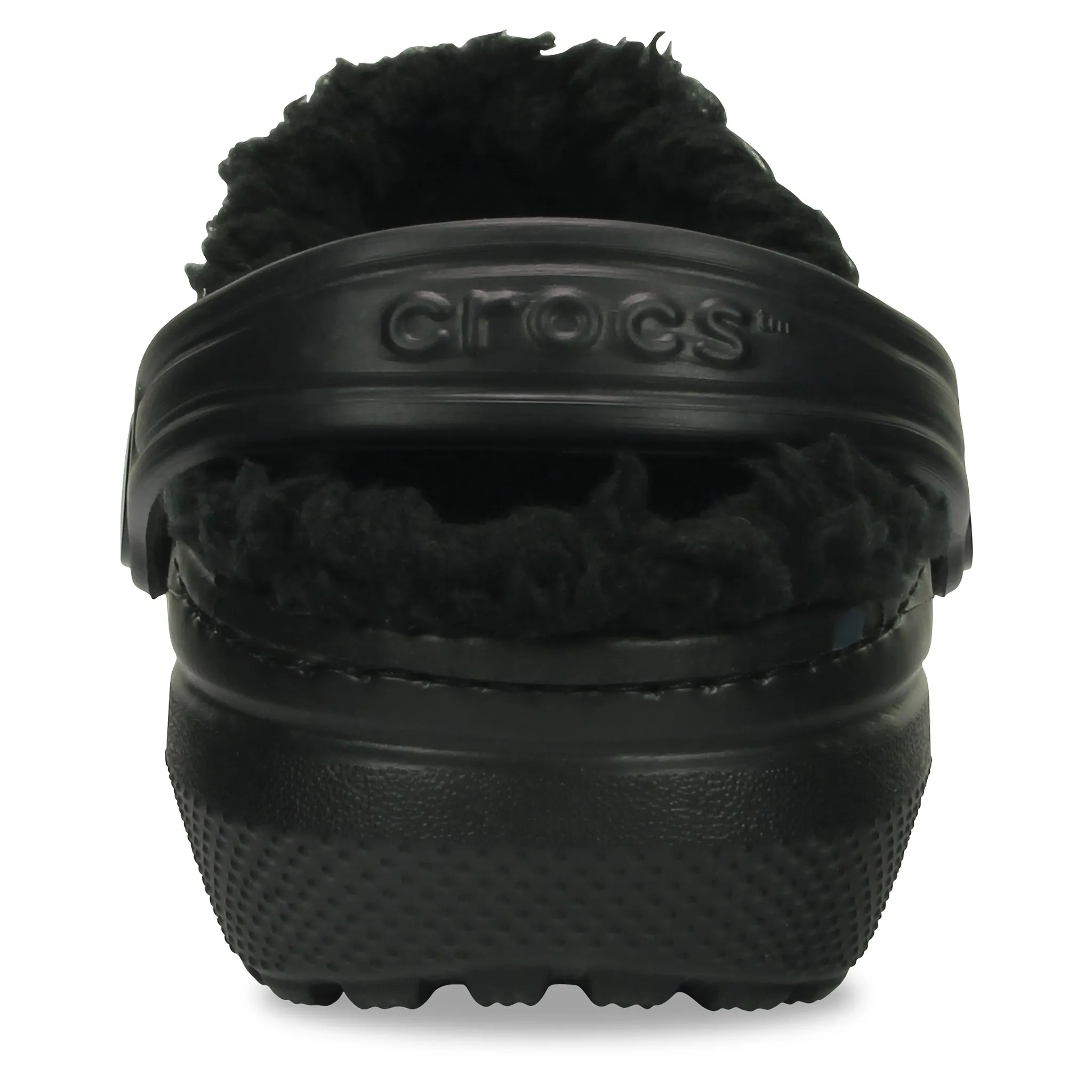 Toddler Crocs Black/Black Classic Lined Clog