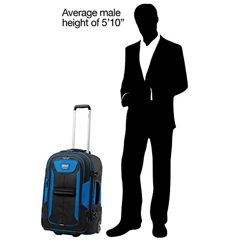 Travelpro Bold 22” Expandable Carry-On Rollaboard Luggage With Easy-Access Tablet Pocket,