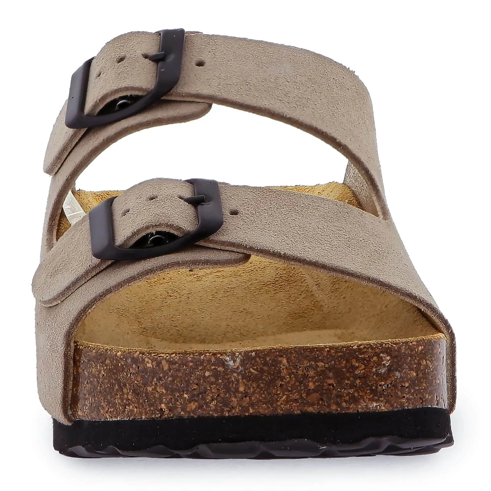 Womens Malaga Mid Platform Slide Sandals - Piedra Beige