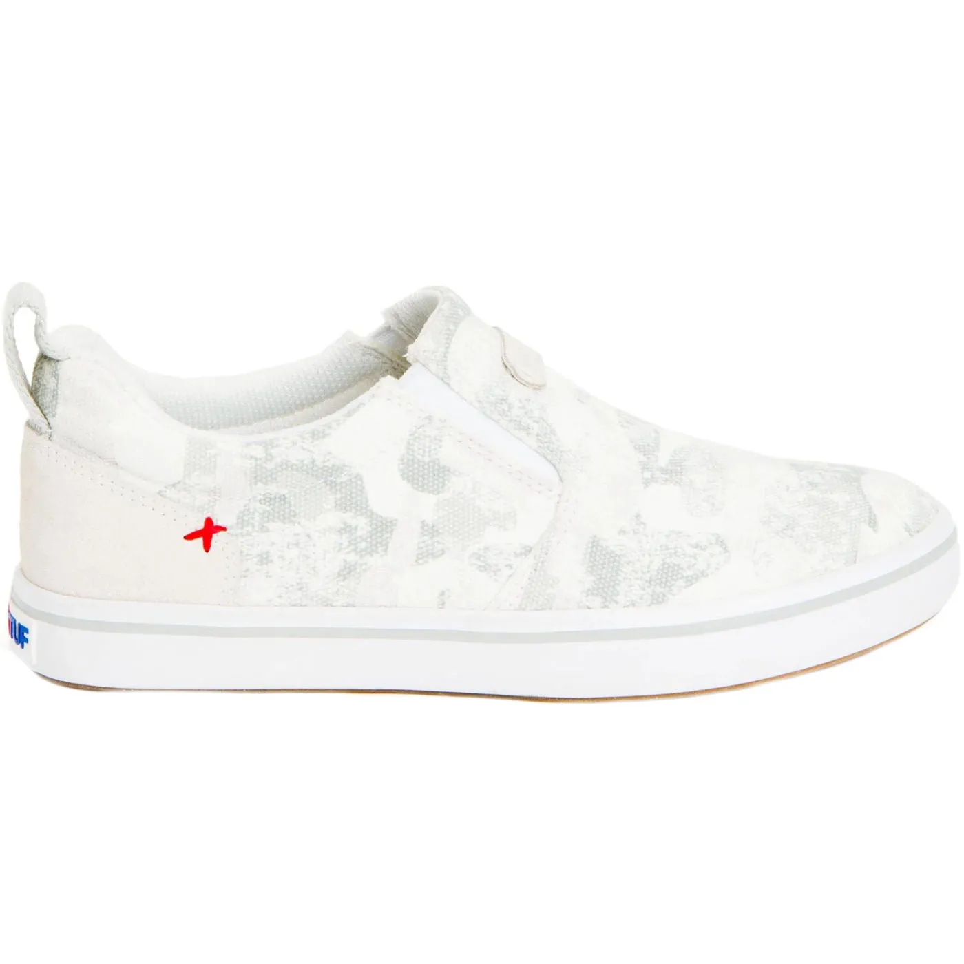 XTRATUF Ladies Sharkbyte Canvas White Camo Deck Shoes XSW102