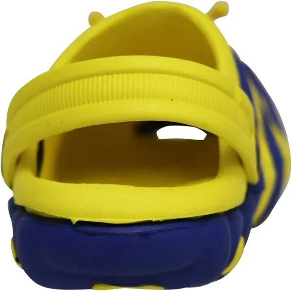 Yellow Blue Toddler Boy Caterpillar Clog