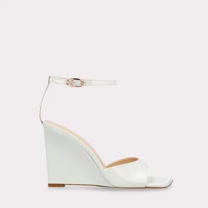 ZILLY 04 IVORY LEATHER SANDALS